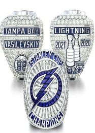 houten doos 2021 2020-2021 Cup Ship Ring Ring Tampa Bay Ring Church Men's Brotherhood Fan Gift Groothandel Drop maat 8-147397446