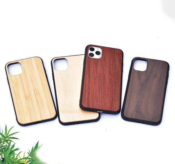 Cajas de madera para iPhone 12 Mini 11 13 Pro Max Cubierta de bambú de madera para Samsung S22 Plus Note 206670516