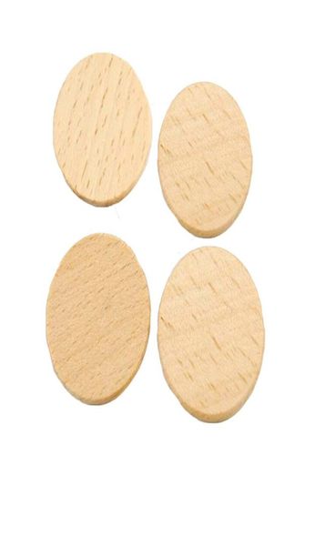 Disques en bois, cercles de 37mm de diamètre, tranches de bois de hêtre inachevé, perles de bricolage, soins, anneau de dentition en bois 9540909