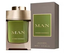 Wood Essence Man In Black Parfum 100 ml 3,4 oz Man Glacial Essence Encens Parfum Odeur longue durée Parfums EDP Gentleman Spray Cologne