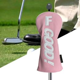 Wood HeadCover Golf Club Hoofd Covers Protection PU Duurzame vrouwen Men Sportaccessoires Beschermende mouw voor Golfer Gift 240411