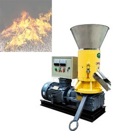 Hout Zaagsel Brandstof Pellets Molen 100-600 kg/u Biomassa Houtpellets Making Machine Met Elektrisch