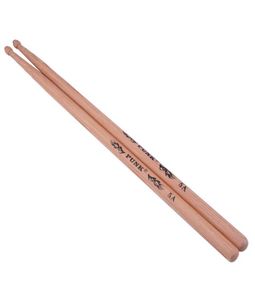 Wood Tip Drumsticks Hickory Drum Stick Size 5A Sticks voor Jazz Pop Folk Music7826811