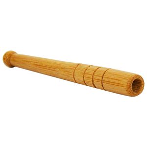 Bouteille de tabac à priser en bois de bambou Pipe de baseball Tuyaux de noyer portables Buse universelle Saine et respectueuse de l'environnement WH0294