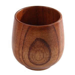 Wooden Big Belly Cups Handmade Natural Spruce Wood Cups Beer Tea Coffee Milk Water Cup Kitchen Bar Party Drinkware Cup