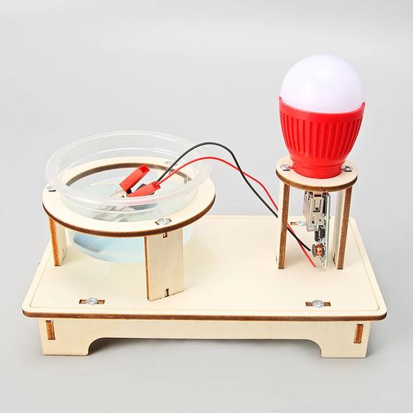 Modèle de générateur de saumure en bois jouet scientifique pour enfants Kit de physique de technologie drôle jouets éducatifs pour enfants jouet d'apprentissage 240112