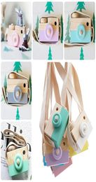 Juguetes de cámara de madera juguetes para niños decoración del hogar muebles de muebles de pografía colgante decoración de la decoración del regalo de Navidad para niños7974508