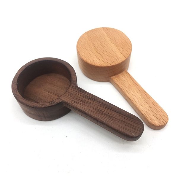 Cuillère À Café En Bois Cuillère À Mesurer Cuillère À Mesurer En Bois De Noyer Noir Cuillère À Mesurer Pour La Poudre De Sucre En Gros DH5867