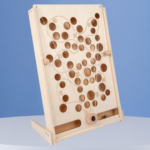 Version numérique en bois position en marbre Fun Game Enfant's Puzzle's Puzzle Hand Eye Coordination Balance Training