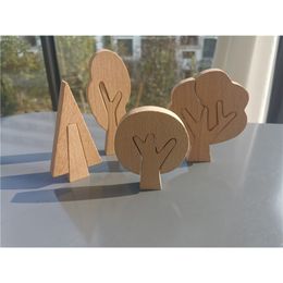 Blocs de bricolage en bois Toys arc-en-ciel des jeunes plants de forêt pour les enfants