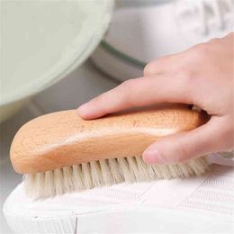 Blanchisserie en bois es laver les vêtements plaque de nettoyage chaussures laver brosse à poils accessoires ménagers
