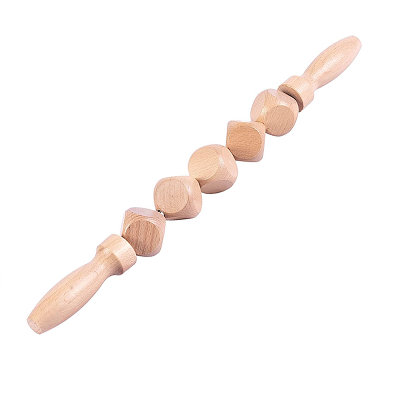 Outils de thérapie de rouleau de Massage en bois points de déclenchement de Cellulite tenus dans la main pour libérer le dynamitage musculaire douloureux de Cellulite