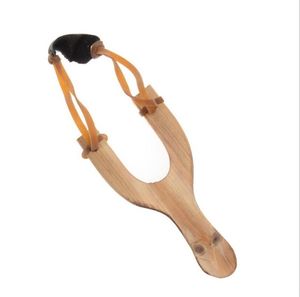 Material de madera Slingshot Juguetes Fun Hunting String Kids Catapulta Tradicional de goma interesante DA097 Props de alta calidad al aire libre WCFBJ