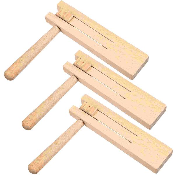 Fabricant de blocs Matraca en bois, cliquet rotatif, jouets sonores, instruments de musique, jouet éducatif pour enfants 231220