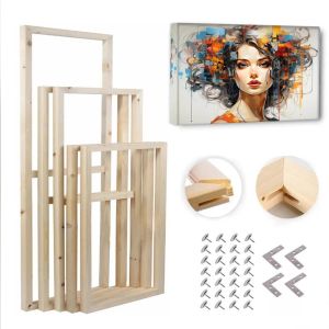 Houten schilder frame kit diy grote canvas brancard bars voor olieverfschilderijen diamanten print verf posters galerij gemakkelijk te monteren