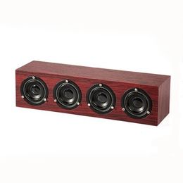 Haut-parleur stéréo Surround Portable en bois pour Home cinéma, barre de son filaire USB, caisson de basses pour télévision et ordinateur