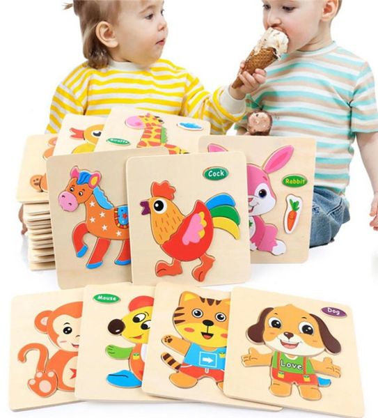 Puzzle en bois éducatif développement bébé enfants formation Toy4272235