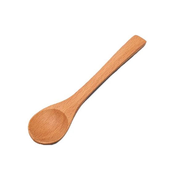 Cuillère en bambou ronde en bois soupe thé café sel cuillère confiture Scoop bricolage cuisine outil enfants crème glacée vaisselle outil de qualité supérieure