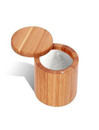 Herramienta de condimento de madera jarra Spice azúcar sal sal de pimienta botella de almacenamiento de vainilla3849670