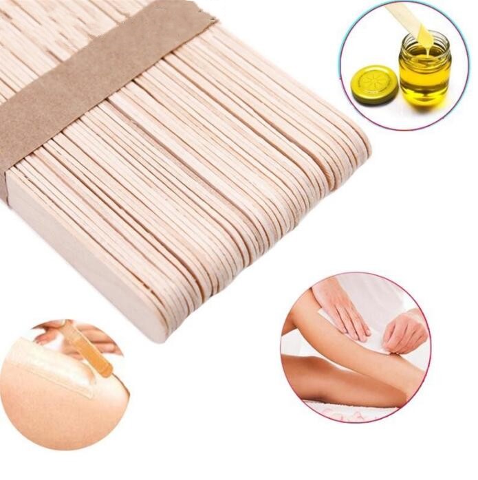 Wooden Spatulas Body Hair Removal Sticks Disposable Salon Hairs Epilation Tools Pretty Wax Waxing Stick
