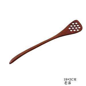 Cuillères en bois évider Sculpture Bois Abeille Miel Bâton Café Muddler Originalité Dipper Vaisselle Outils Cuisine Haute Qualité 2 06dc M2