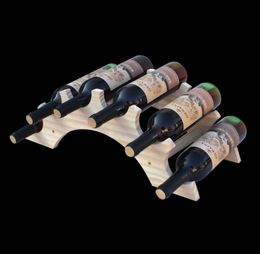 Casier à vin en bois bricolage assembler des porte-vin étagère en forme de dôme en bois adapté à la cave Bar Club Home8478821