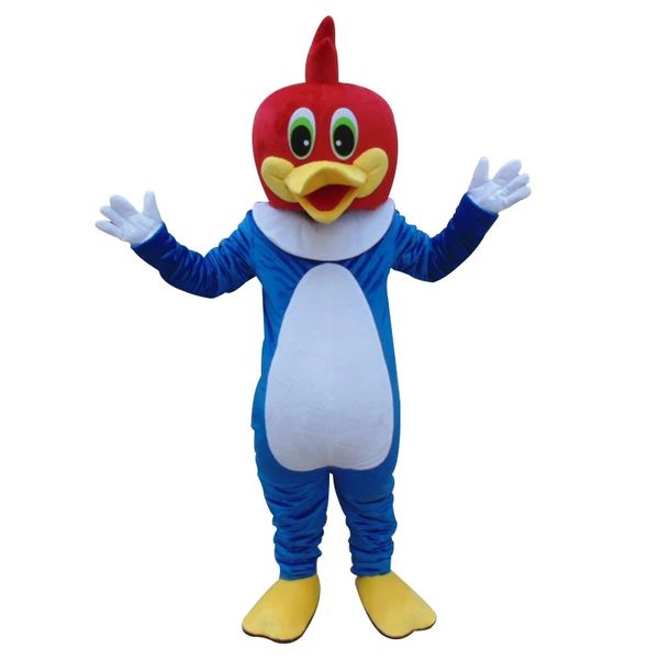 Pivert Mascotte Oiseau Costume Halloween Xmas Festival Party Dress-up Tenues Anniversaire Personnage De Dessin Animé Mascotte Fursuit