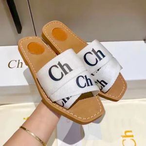 Woody Clog Mule Flat Talon Designer Sandal Fashion Luxury Man Sandale Slide Letter Locs Tazz Slipper Womans Sliders Summer Beach Toile Shoe Flip Flop Wholesale