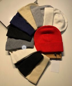 Bonnet en laine bonnet tricoté à la mode/casquettes de crâne chapeaux de Sport noir casquette de Ski d'hiver chapeau unisexe