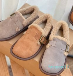 Bottes en laine à bouche peu profonde bottes australiennes de luxe pour femmes mocassins bottes d'hiver ug playhoes chaussures de bureau en laine véritable ver doux
