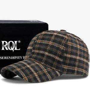 Chèque de baseball de baseball camionneurs chapeurs extérieur plaid d'hiver