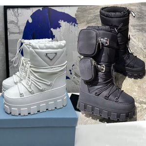 Laine résistant au froid Snow Boot d'hiver Designer chaussures de chaussures femmes bottes classiques plate-forme féminines hautes chaussures de haut épaisse femme en peluche chaussures chaudes taille 35-41 21726 s s s