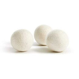 Wooldroger ballen Premium herbruikbare natuurlijke stofverzachter 2.76Inch Statische vermindering helpt droge kleding in het wasserette sneller zeeschip DAP119