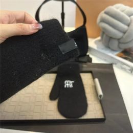 Guantes de lana tejidos para mujer, manoplas de diseñador para mujer, manopla de lana gruesa y cálida para conducir, guantes de lana con pantalla táctil