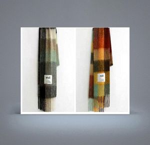 WOL SACF -merk Cashmere sjaals sjaal sjaal designer sjaal vrouwen type kleur geruite kwast geïmiteerde acne deken sjaals N2X47832381