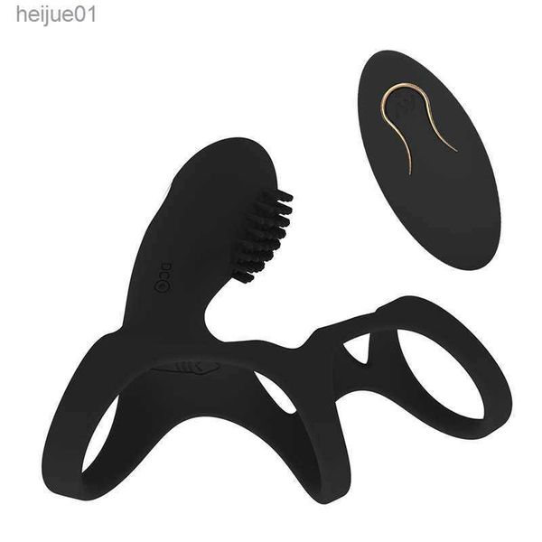 Fil de laine Erotica Cock Ring Vibromasseur Outils Sexy Accessoires Pénis Équipement De Masturbation Masculine Jeux Sexuels À Utiliser Comme Un Couple Viber L230518