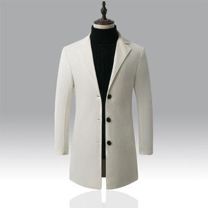 Manteau en laine coupe-vent pour hommes manteau d'hiver pour hommes version coréenne moyenne ample et épaissisize-4xl Ggbed
