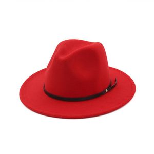 Wollen meisjes vilt hoed Engeland stijl kinderen jazz mode mode meisjes prinses feestmutsen kinderen fedora 11 kleuren kinderen brede rand caps