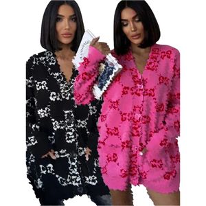 Wollen truien Womens Designer Print trui vest jassen gehaakte bovenkleding gratis schip