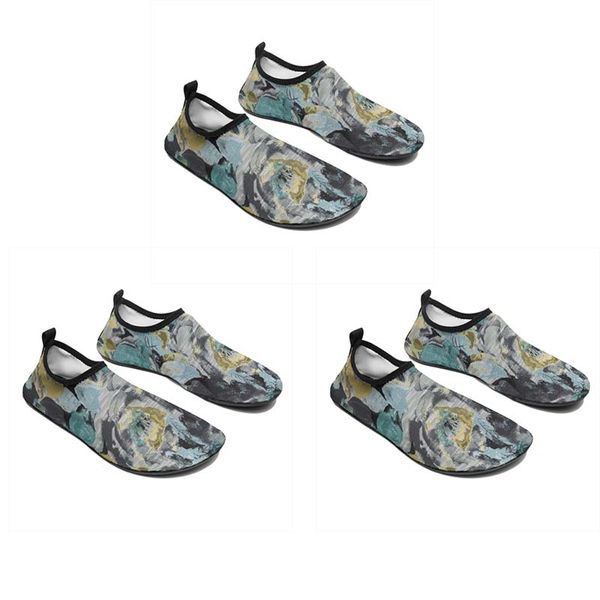 Mot Animal Cartoon DIY HOMMES CHAPOS Personnalisés Femmes Design Wading Blanc Blanc Blue rouge Slip-On Mens Trainer Gai 083 356 WO S S