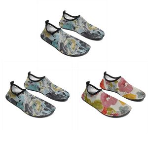 Mot patauge personnalisé design hommes caricatures animaux bricolage femmes chaussures noir blanc bleu rouge slout-on mens entraîneur gai 084 681 wo s s