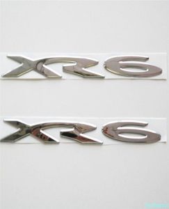 Palabra XR6 coche PVC cromo 3D letra coche maletero capó insignia emblema personalizado nombre placa pegatina Decal7125056