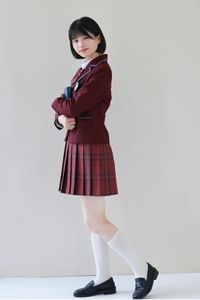 Werk jurken anime cosplay pak uniformen de Koreaanse versie van de universiteitsstijl korte senior kledingsysteem studentenschool