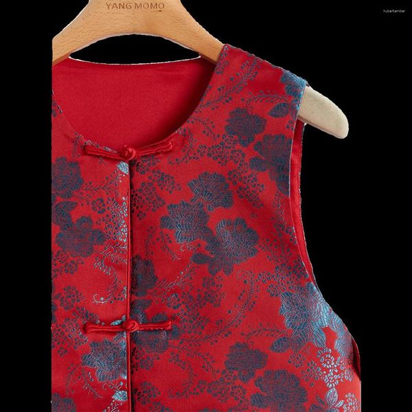 Robes de travail de style chinois, femmes rouges, convient à imprimer vintage