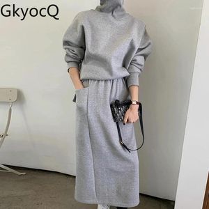 Robes de travail gkyocq coréen chic automne et tempérament hivernal