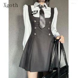 Robes de travail xgoth jk costumes uniformes