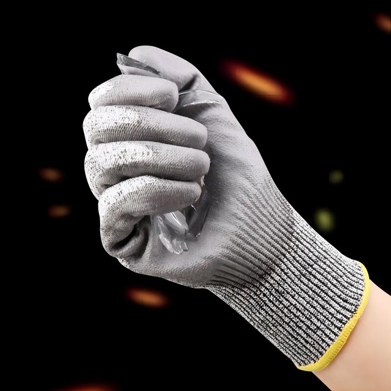 Work Gloves resistant CE Level 5 ANSI CUT 3 Protective Cutting Anti-cut Gloves