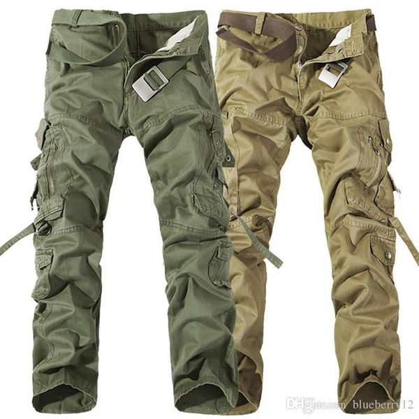 Pantalon de travail de noël pour hommes, décontracté, cargo, camouflage, pantalon de travail de combat, 6 couleurs, taille 2838246A