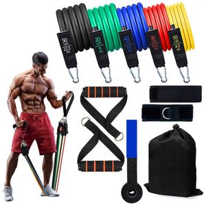 Training Bar Fitness Resistance Band Set Training Pull Touw Yoga Pilates Booty Bands Gym Apparatuur voor Thuis Bodybuilding Gewicht H1026