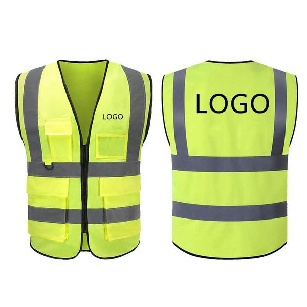 Fourniture de sécurité sur le lieu de travail Haute visibilité Travail Construction Avertissement Réfléchissant Trafic Travail Gilet Vert Refléter Safe Clothin Dhgarden Dh01R